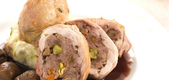 Фаршированные куриные ножки с грибами