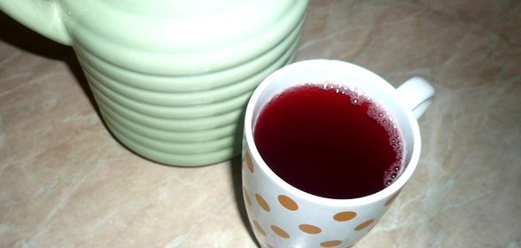 Вишнево-яблочный компот из заготовок