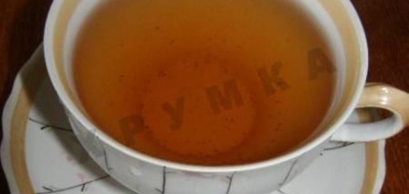 Чай с малиной