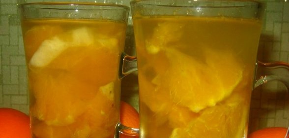 Компот из яблок и апельсинов