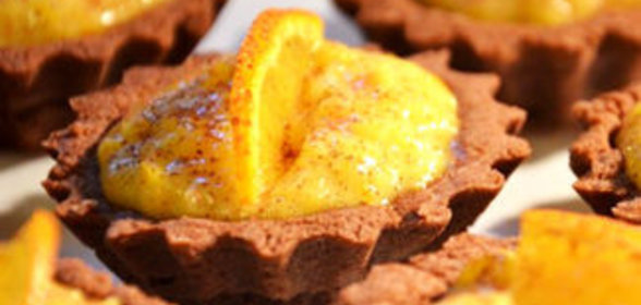 Тарталетки с апельсиновым курдом