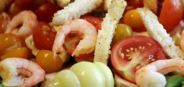 Салат Цезарь Морской
