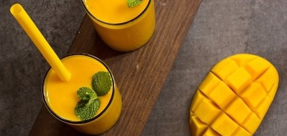 Молочный коктейль из манго