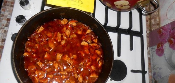 Гуляш из курицы