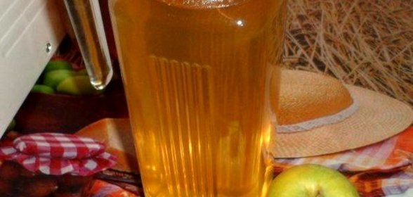 Ванильный компот из сухофруктов