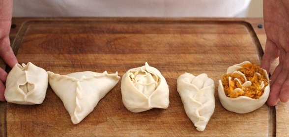 Манты из тыквы