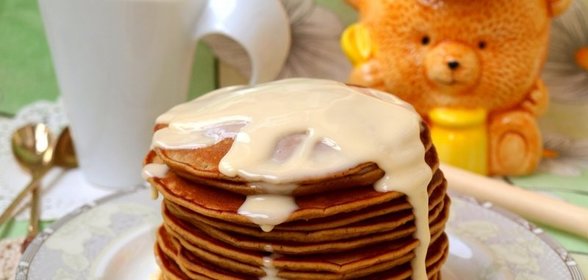 Медово-кофейные панкейки