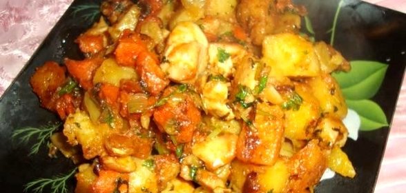 Рагу с курицей