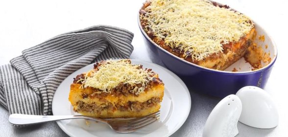 Несладкий хлебный пудинг (кассероль) к завтраку