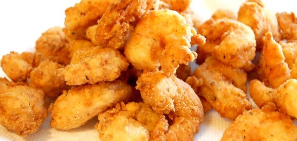 Королевские креветки в кляре