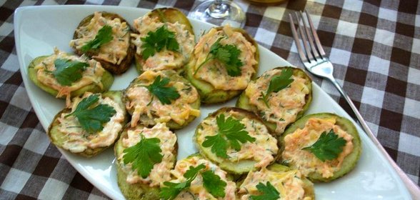 Кабачки закусочные с морковкой