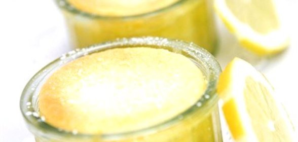 Теплый лимонный пудинг