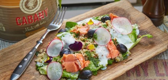 Летний салат с неркой