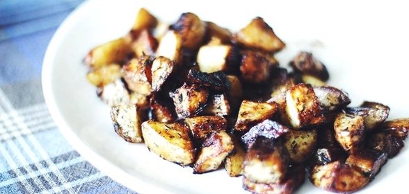 Картофель, запеченный с бальзамическим уксусом