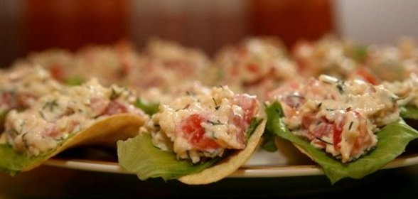 Закуска с чипсами
