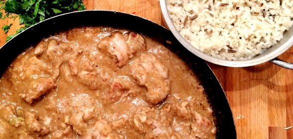 Куриное корма карри
