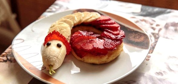 Сырники Фруктовая змея