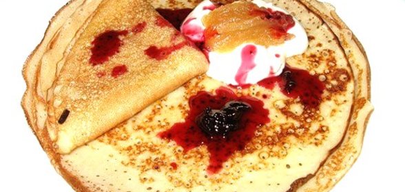 Французкие блинчики с конфитюром