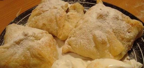 Конвертики с яблоками