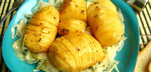 Картофель с лимонно-горчичной заправкой