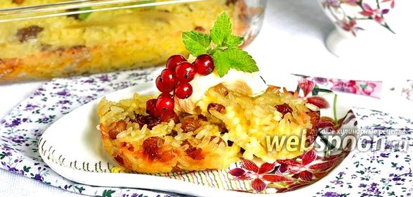 Рисовая запеканка с яйцом
