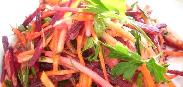 Салат из капусты и свеклы
