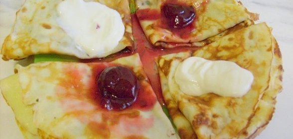 Самые простые блины ванильные