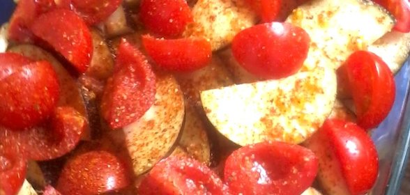 Запеканка с баклажанами и говядиной