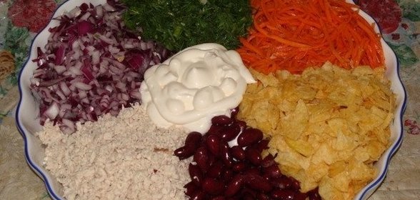 Салат «Цветик-семицветик»