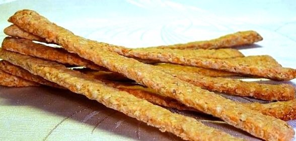 Овсяные палочки с сыром