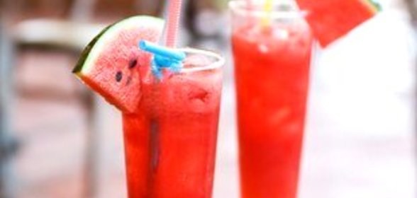 Арбузно-имбирный коктейль