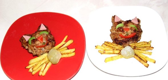 Детское блюдо Котята