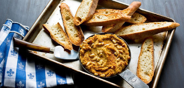 Теплый хумус