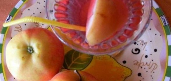 Яблочный компот из свежих яблок