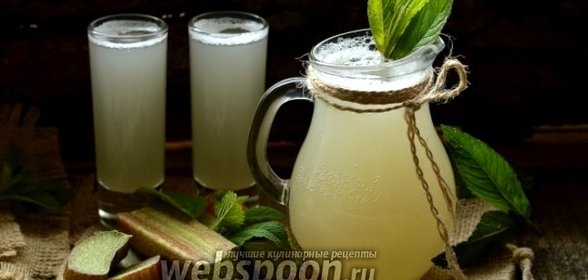 Квас из ревеня