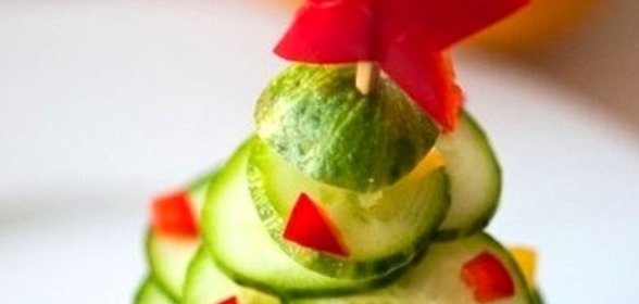 Елочка из овощей