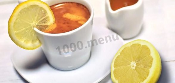 Кофе с лимоном и медом