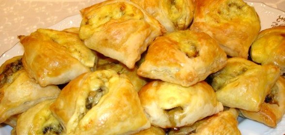 Пирожки с шампиньонами