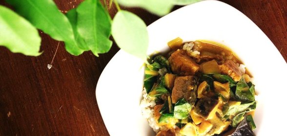 Баклажаны карри