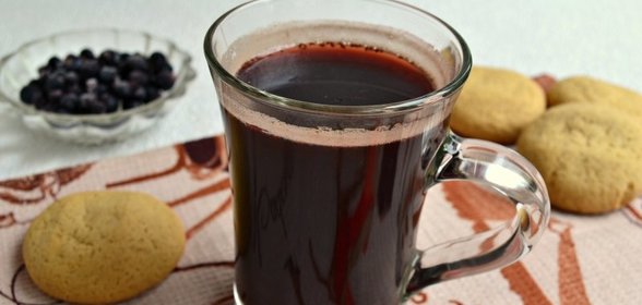 Черничный кофе