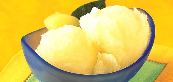 Грушево-клюквенный сорбет