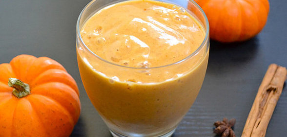 Тыквенный смузи с бананом