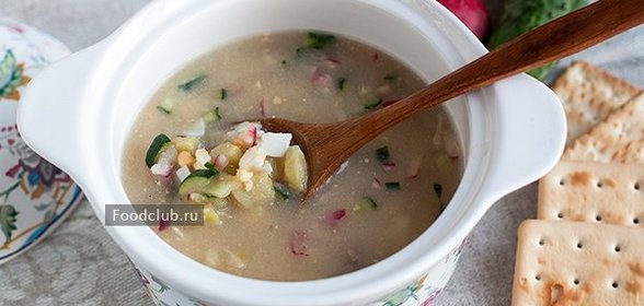 Окрошка с квасом