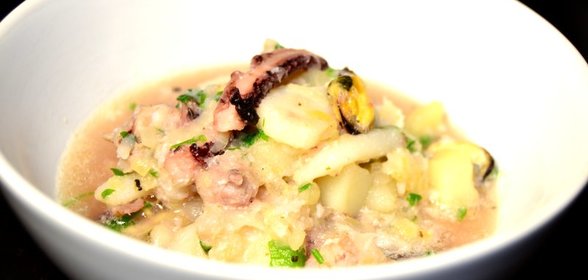 Скандинавское рагу с морепродуктами