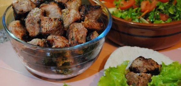 Шашлык в пиве из свинины