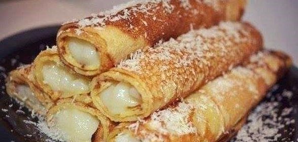 Блинчики с заварным кремом
