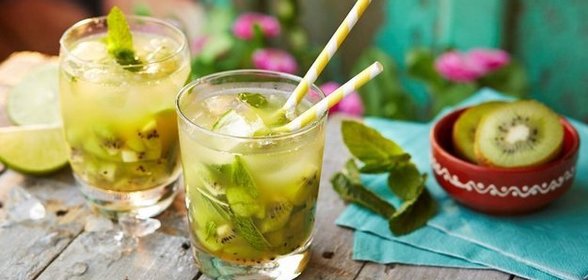 Коктейль из киви и лайма