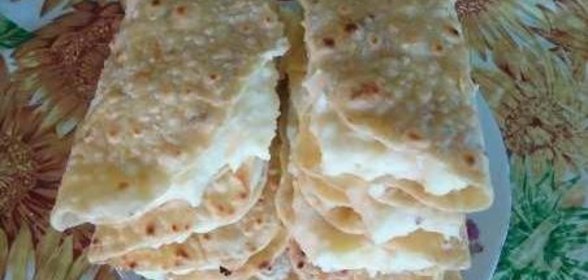 Татарские лепешки с картошкой Кыстыбый