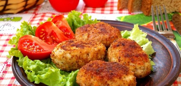 Котлеты из индейки с овощами