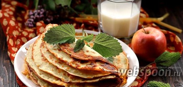 Блины яблочные